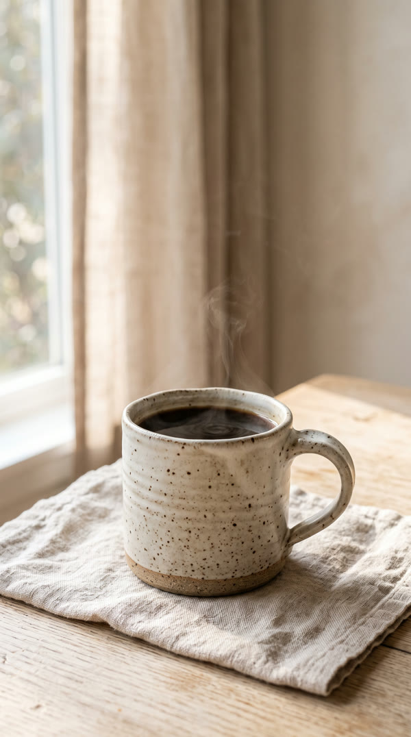 Generated product photo of a ceramic mug